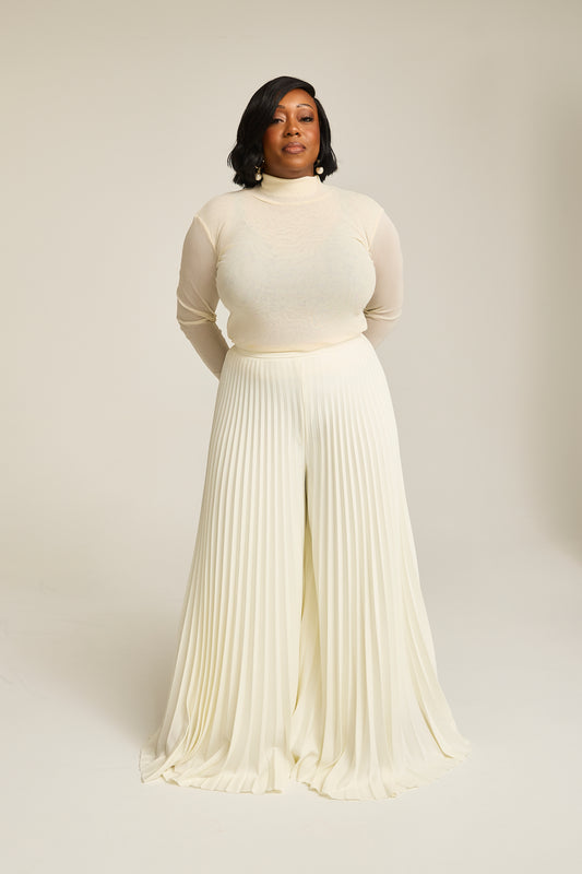 The Valentina Pleated Palazzo