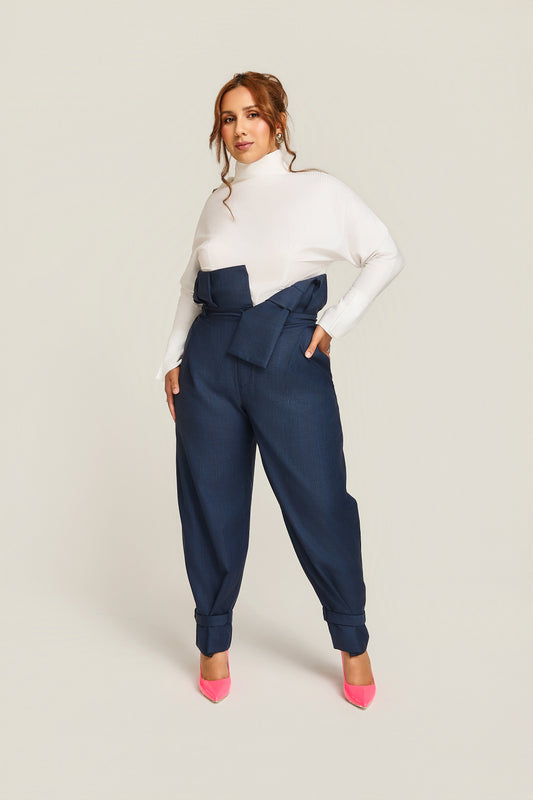 The Naomi High Waisted Unbuttoned Trouser