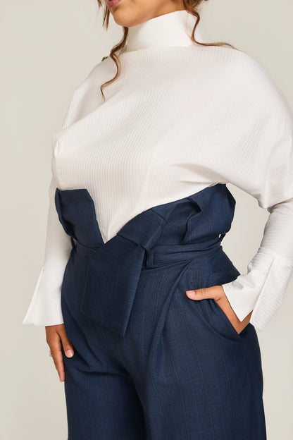 The Naomi High Waisted Unbuttoned Trouser