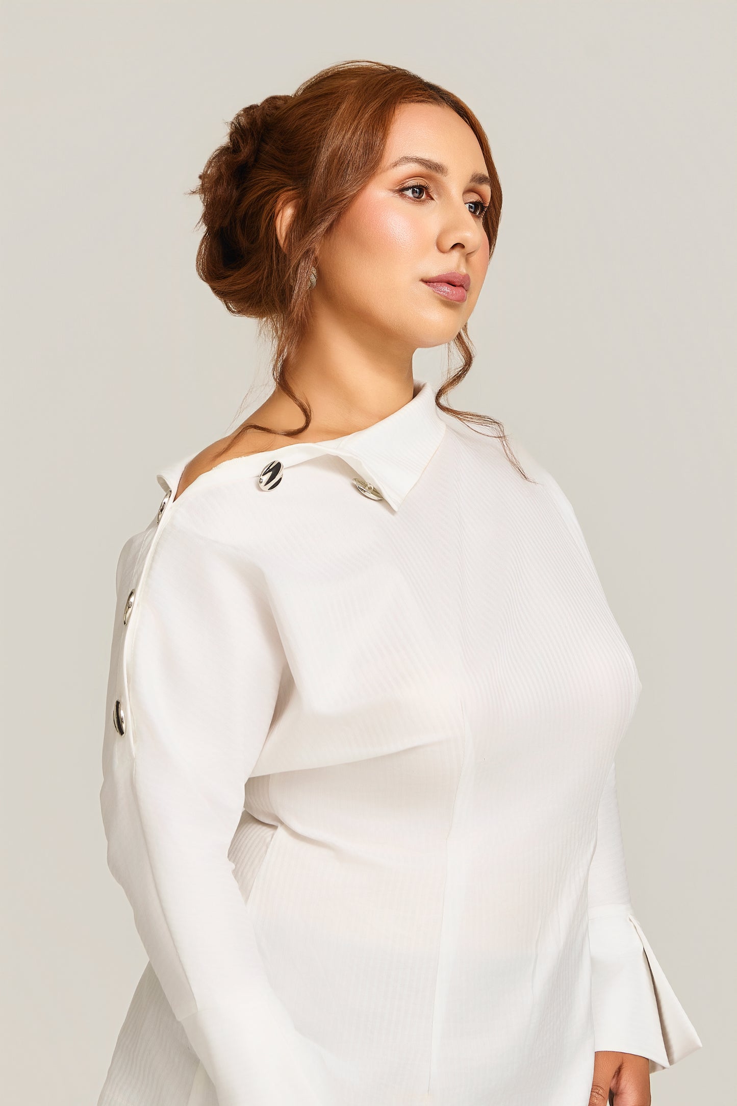 The Livia Button-Detail Top