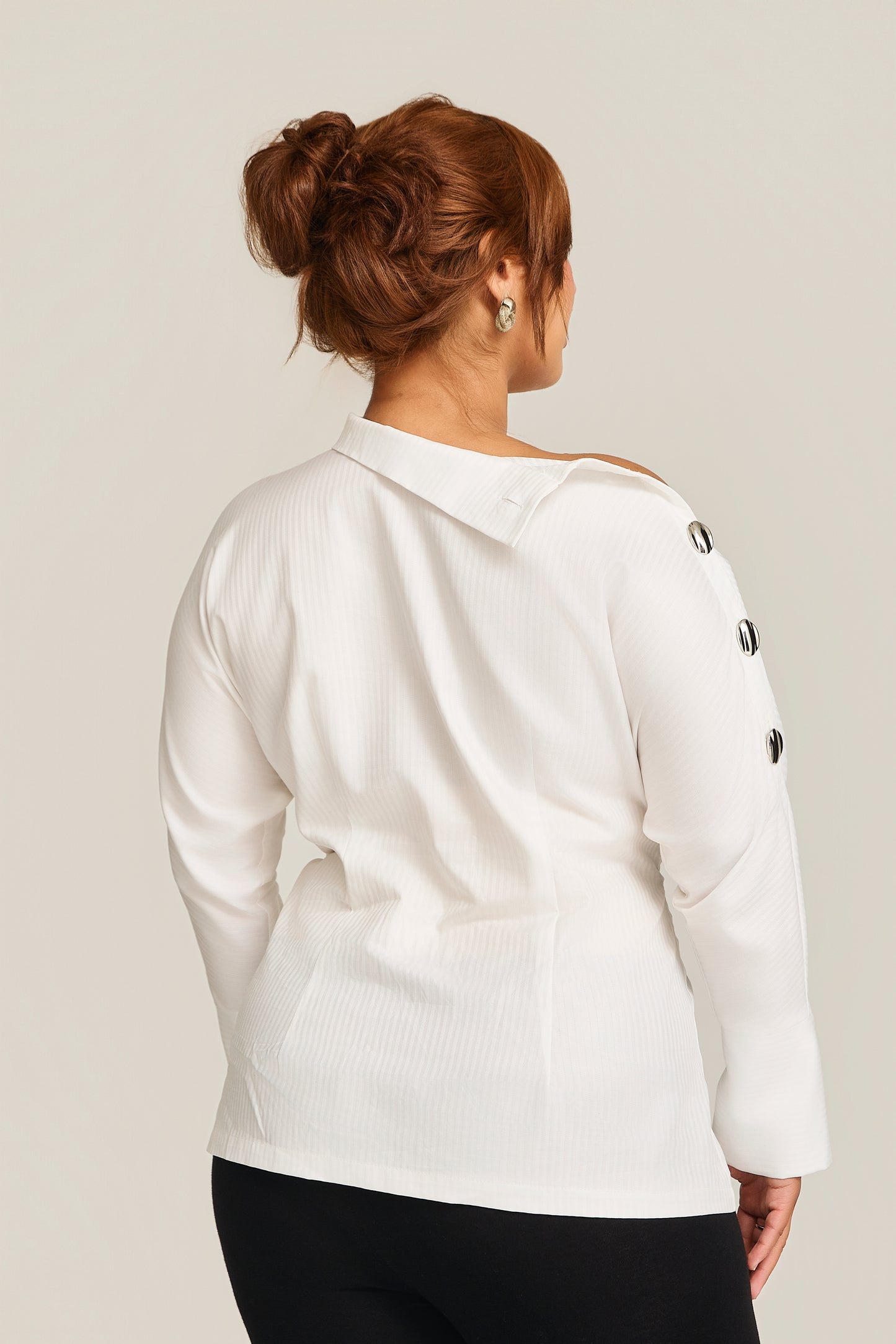 The Livia Button-Detail Top
