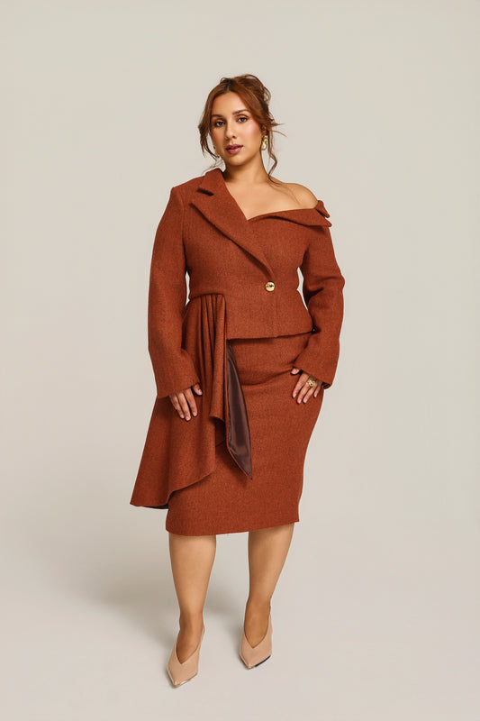 The Marcella Draped Blazer